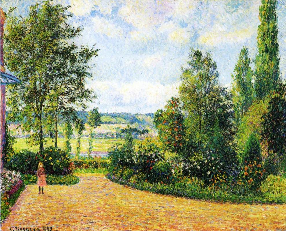 Mirbeau s Garden, the Terrace - Camille Pissarro Paintings